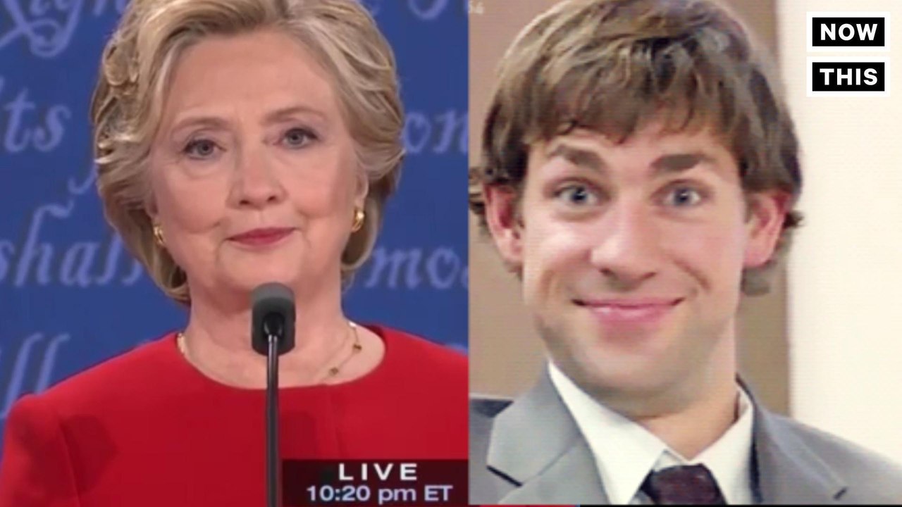Hillary Clinton Is Jim Halpert From "The Office"