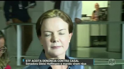 Gleisi Hoffmann e o marido viram réus na Lava Jato