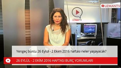 Yengeç burcu 26 Eylül - 2 Ekim 2016 haftası neler yaşayacak?