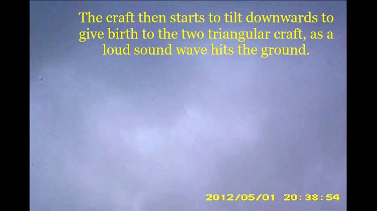 UFO, Extraterrestrial craft gives birth with sound.