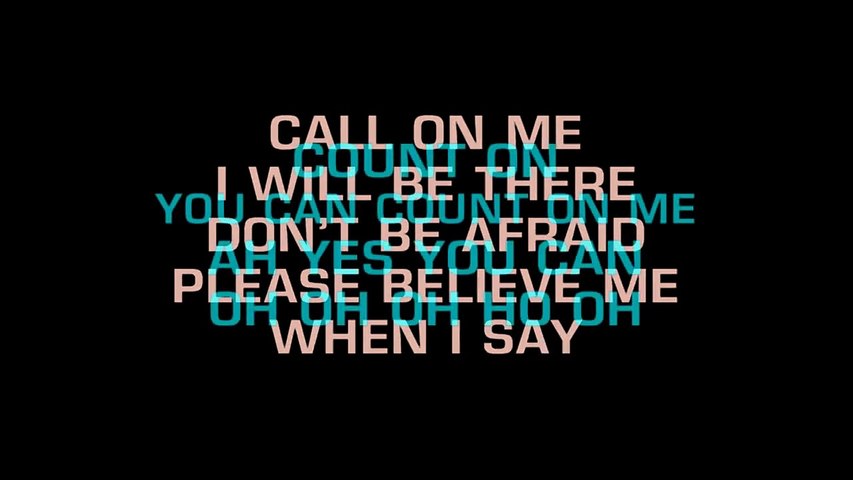 Karaoke Count On Me Whitney Houston Video Dailymotion