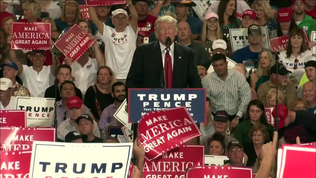 Trump vows to ‘get rid’ of Clinton