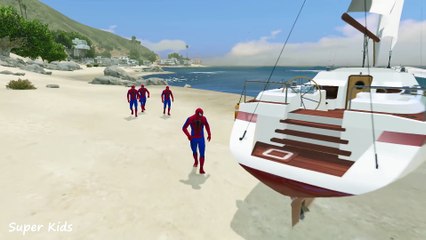 Người Nhện Lái Xe Buýt Vui Nhộn - Ô tô Hoạt Hình