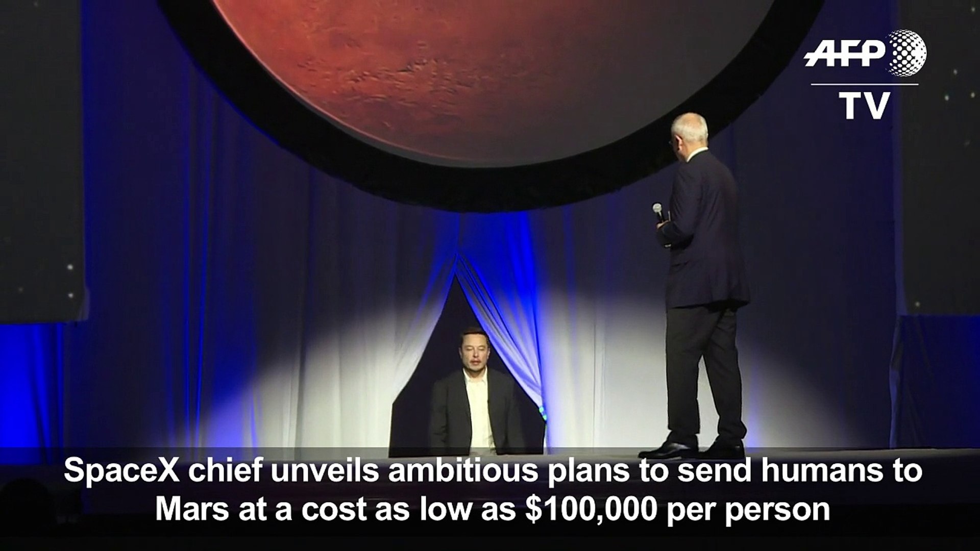 Mars: Elon Musk promet un voyage «fun»