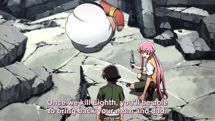 Mirai Nikki - Yuno kills Eighth