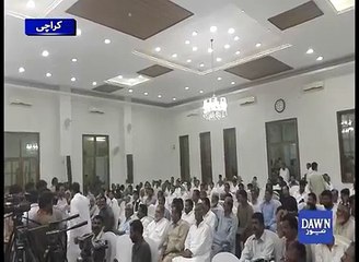 go nawaz go chants at CM house in Sindh