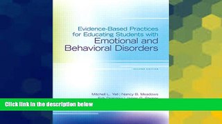 Big Deals  Evidence Based-Practice for Educating Students with Emotional and Behavioral Disorders