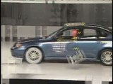 2005 Subaru Legacy moderate overlap IIHS crash test
