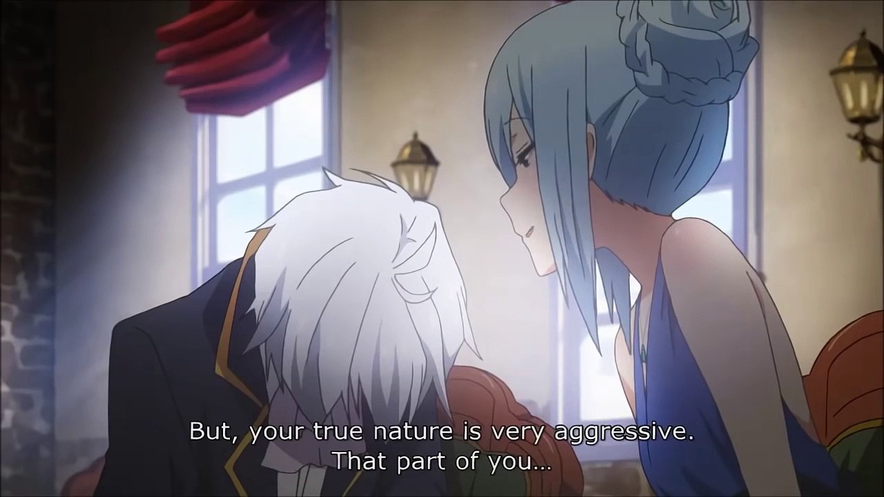 Saijaku Muhai no Bahamut ~ Krulcifer kiss moment