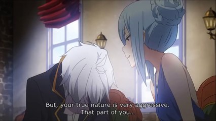 Saijaku Muhai no Bahamut ~ Krulcifer kiss moment