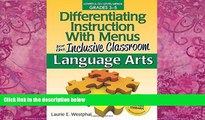 Big Deals  Differentiating Instruction with Menus for the Inclusive Classroom: Language Arts