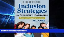 Big Deals  Inclusion Strategies for Secondary Classrooms: Keys for Struggling Learners  Best