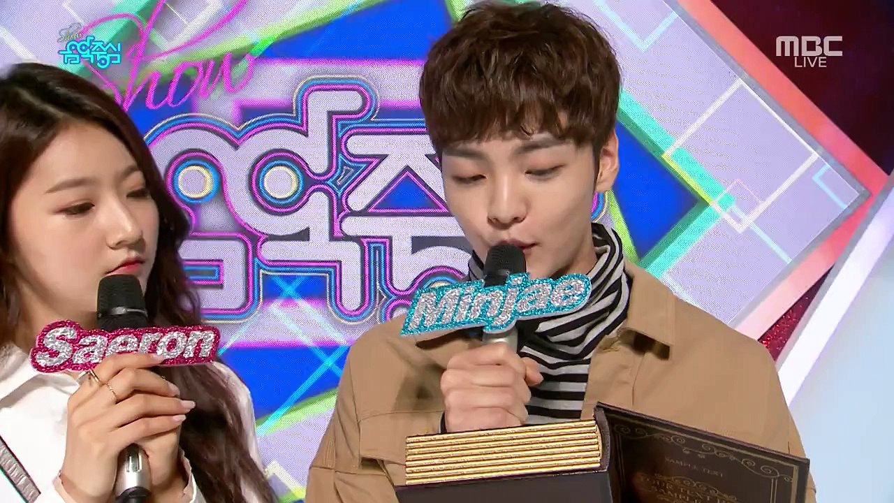 [VID] 160924 เอ็มซีคิมแซรน คิมมินแจ เอ็มบีซี 'มิวสิค คอร์'