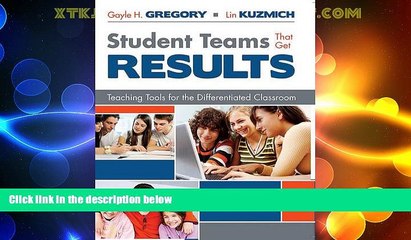 Big Deals  Student Teams That Get Results: Teaching Tools for the Differentiated Classroom  Free