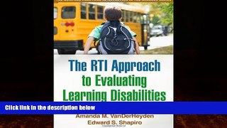 Big Deals  The RTI Approach to Evaluating Learning Disabilities (Guilford Practical Intervention