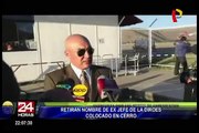 Retiran nombre de ex jefe de la Diroes colocado en cerro