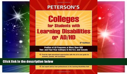 Big Deals  Colleges for Students with Learning Disabilities or AD/HD  Free Full Read Best Seller