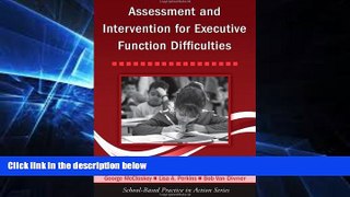 Must Have PDF  Assessment and Intervention for Executive Function Difficulties (School-Based