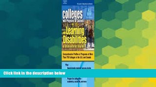 Big Deals  Coll for Stdts w/Learning Disab/ADD, 7/e (Peterson s Colleges With Programs for