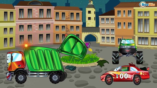 Jeu d'assemblage - Pelleteuse et Camion pour enfants - Dessins animés pour les plus petits