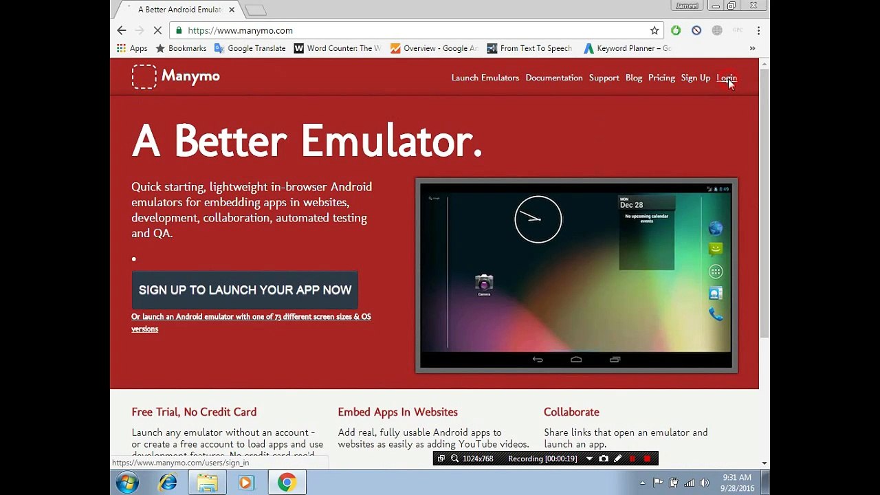 How to use android emulator online