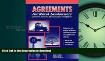 FAVORIT BOOK Agreements for Rural Landowners, Ranchers, Farmers, Homesteaders   Outfitters FREE