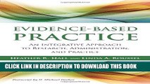 Collection Book Evidence-Based Practice: An Integrative Approach to Research, Administration and