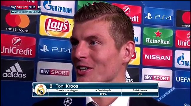 Toni Kroos post-match interview - Borussia Dortmund v Real Madrid CL 16-17)