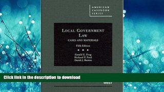 FAVORIT BOOK Local Government Law, Cases and Materials, 5th (American Casebooks) (American