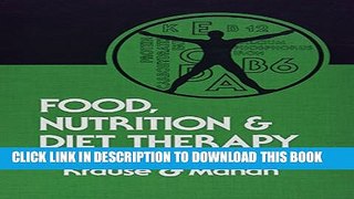 [PDF] Food, Nutrition, and Diet Therapy: A Textbook of Nutritional Care Full Online