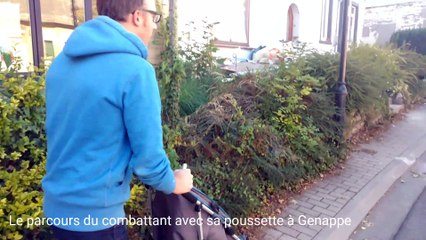 Le calvaire de François à Genappe: conduire son fils en poussette à l’école est un vrai parcours du combattant