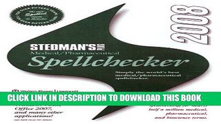 Collection Book Stedman s Plus Medical/Pharmaceutical Spellchecker
