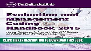 Collection Book Evaluation and Management Coding Handbook 2015