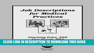 Collection Book Job Description Manual for Medical Practices