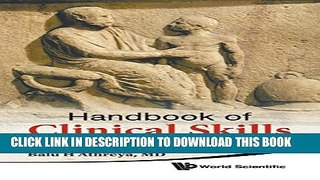 New Book Handbook of Clinical Skills: A Practical Manual