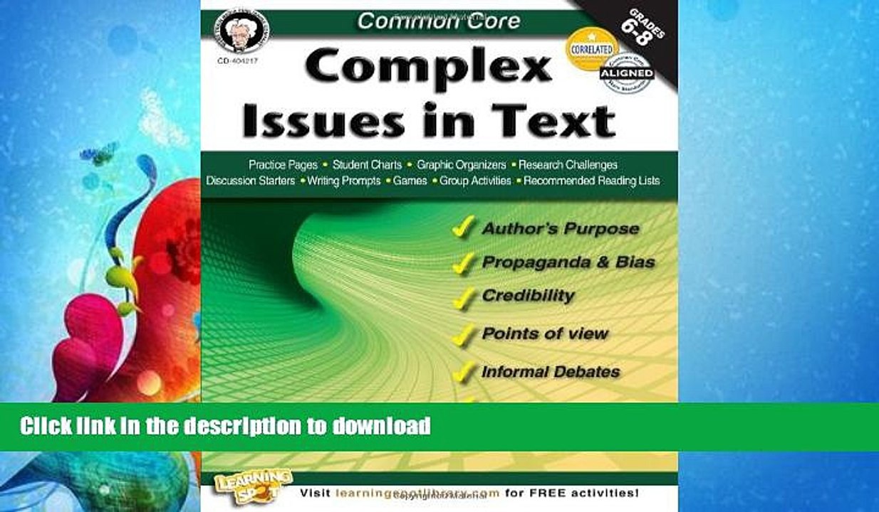 FAVORITE BOOK  Common Core: Complex Issues in Text  PDF ONLINE