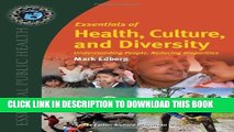 New Book Essentials Of Health, Culture, And Diversity: Understanding People, Reducing Disparities