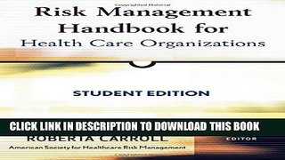 Collection Book Risk Management Handbook for Health Care Organizations