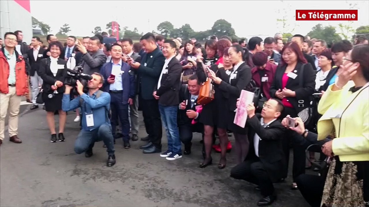 Carhaix. Inauguration de l'usine Synutra