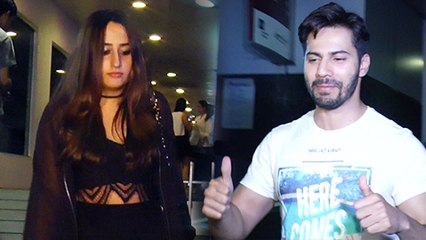 SPOTTED : Varun Dhawan, Natasha Dalal Run Away From Media | Dinner Date