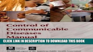 Collection Book Control of Communicable Diseases Manual