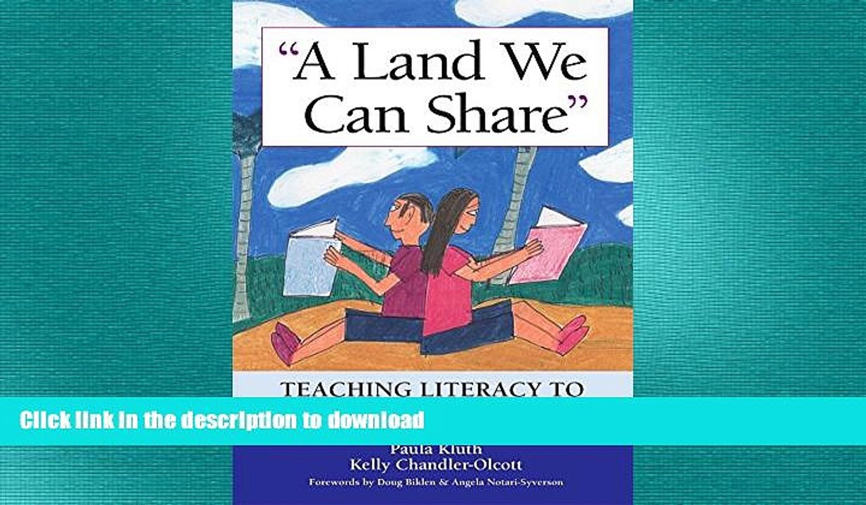 READ BOOK  Land We Can Share: Teaching Literacy to Students with Autism  PDF ONLINE