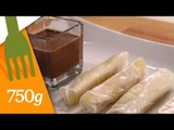 Nems chocolat, banane et orange - 750 Grammes (Recette sponsorisée)