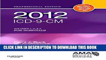 New Book ICD-9-CM Volumes 1, 2,   3 for Hospitals, Professional Edition (AMA ICD-9-CM for