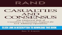 [PDF] Casualties and Consensus: The Historical Role of Casualties in Domestic Support for U.S.