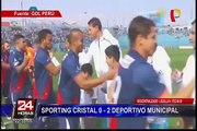 Bloque Deportivo: Sporting Cristal cayó 2-0 ante Deportivo Municipal por la Liguilla A