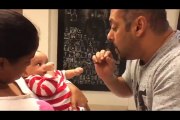 Salman Khan Fun Masti with Aprita Khan Son Ahil