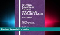 FAVORIT BOOK Selected Commercial Statutes for Sales and Contracts Courses (Selected Statutes) READ
