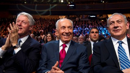 Benjamin Netanyahu pays emotional tribute to Shimon Peres