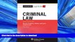 FAVORIT BOOK Casenotes Legal Briefs Criminal Law: Keyed to Bonnie Coughlin Jeffries   Low 3e